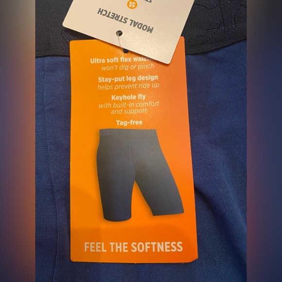 JOCKEY 2 PAIR LONG LEG BOXER BRIEFS ACTIVE ULTRA SOFT MODAL STRETCH MEDIUM 32-34 - Picture 5 of 6